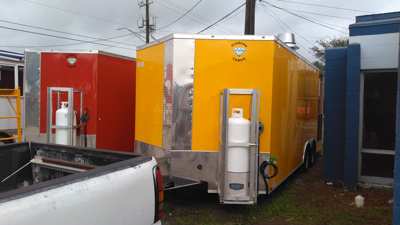 New Custom 8.5 x 16 Concession Trailer, Built to y