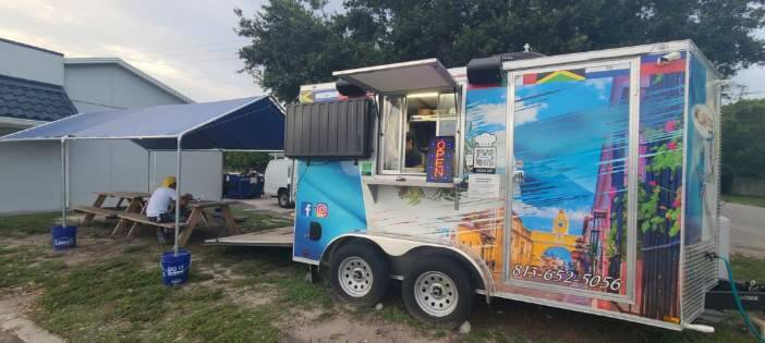 2021 Concession Trailer with Serving Tent